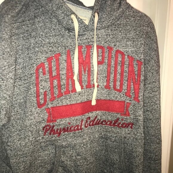 CHAMPION Men’s‎ Gray Hoodie Size Large - Picture 6 of 10